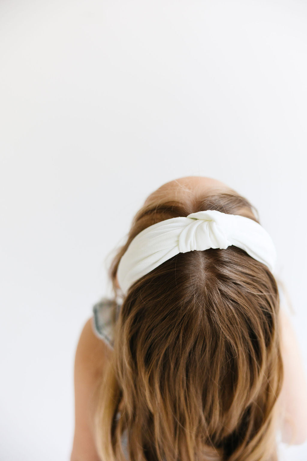 Black Solid Knotted Headband