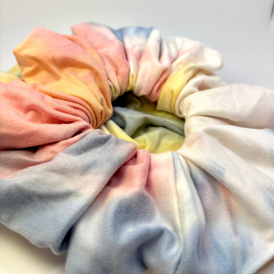 Colorful Tie Dye Scrunchie