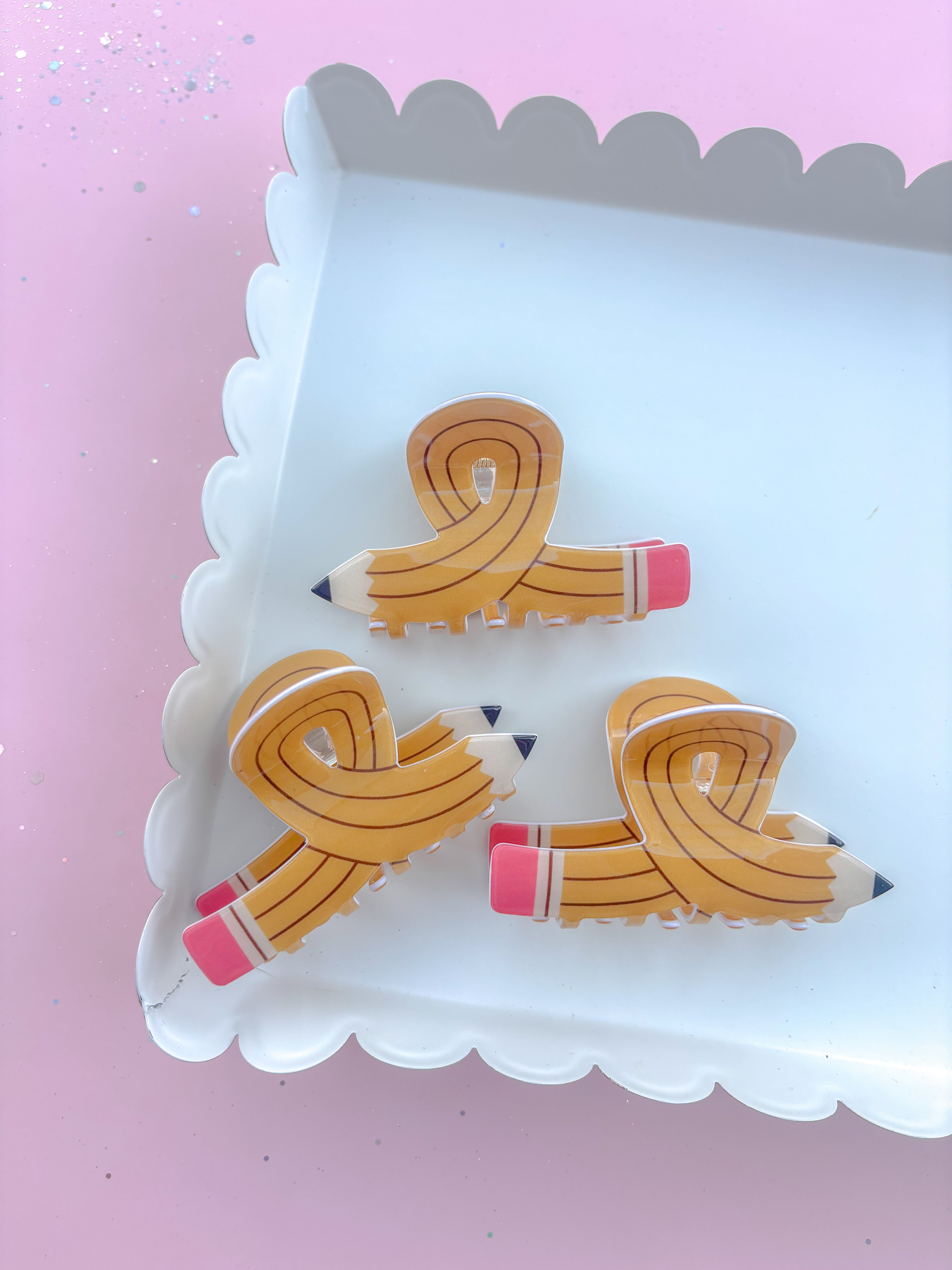 Pencil Small Claw Clip
