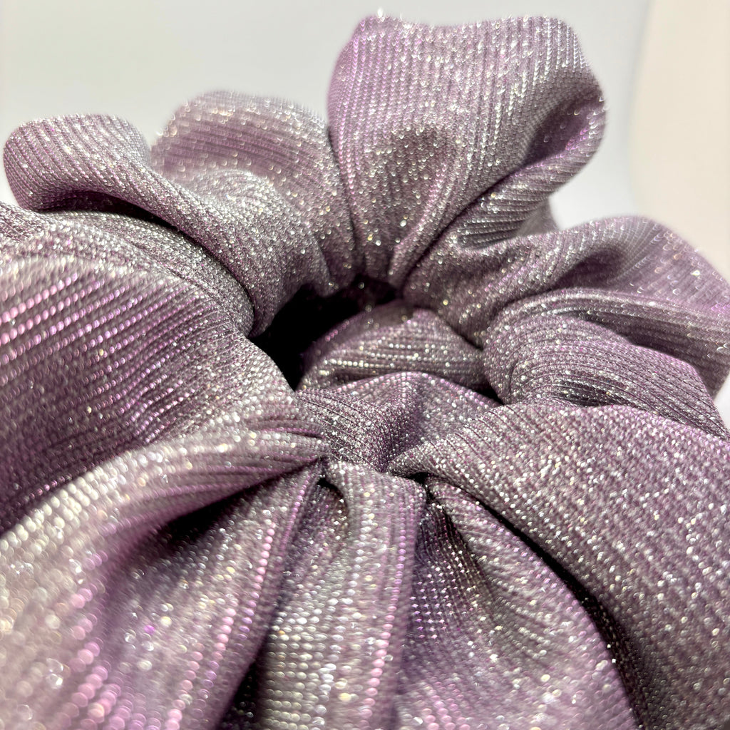 Lavender Sparkle Scrunchie