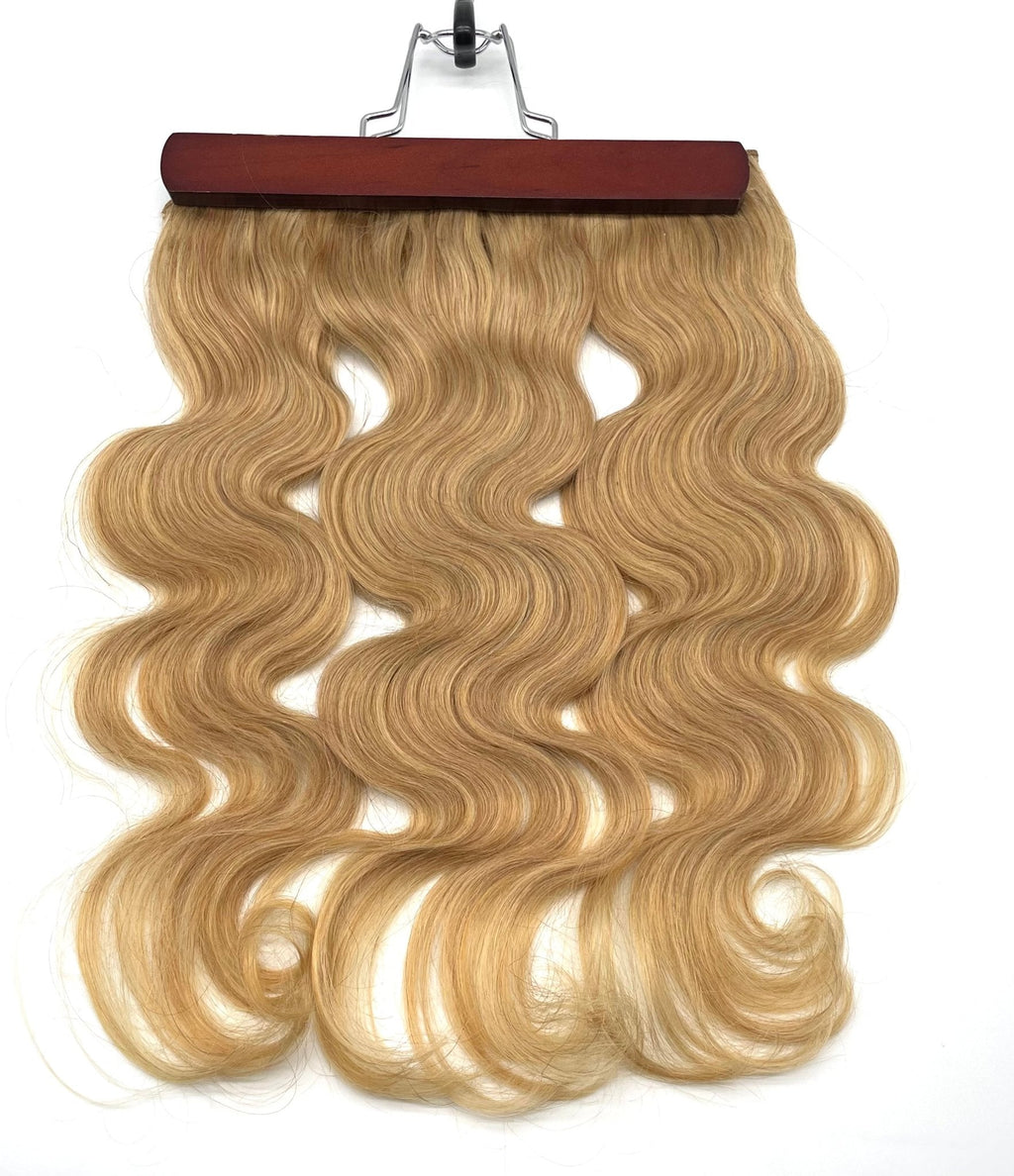 100% Human Hair Vip Brand BandX Halo  Body Wave 18'' with Clip