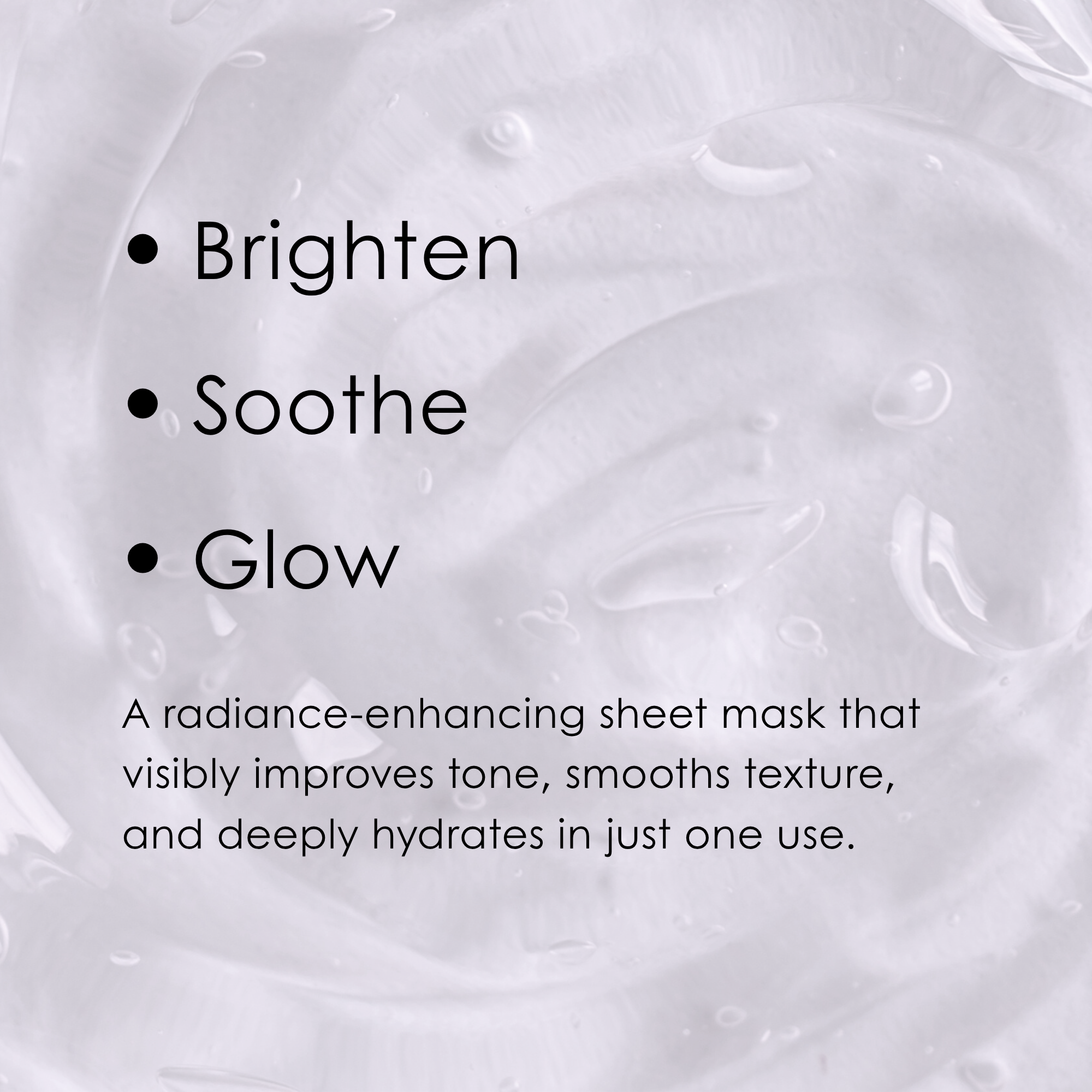 Lilac Luminance Even-Tone Hydrating Mask