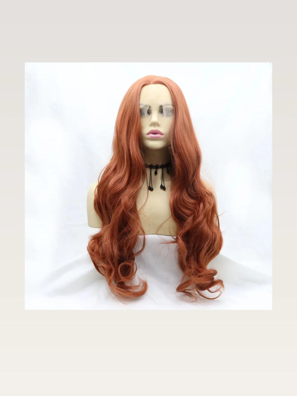 13*3" Lace Front Wigs Synthetic Long Wavy 24" 130% Density
