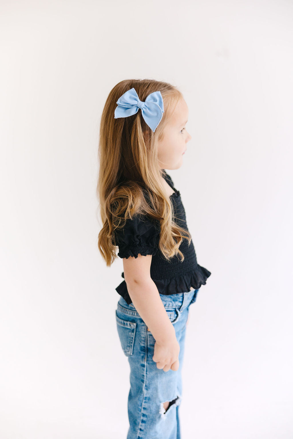 Hot Pink Solid Small Bow