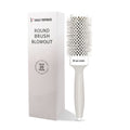 Eagle Fortress XL Ceramic + Ionic Round Hair Brush 1.69 in - Grey