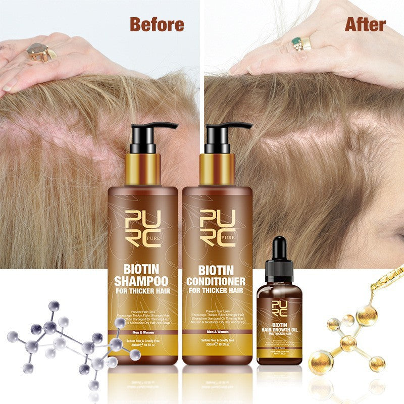 PURC Ginger Biotin Hair Care Set