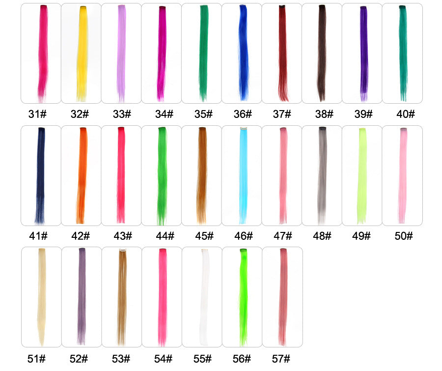 Colorful Hair Extensions – Vibrant Clip-In Hair Pieces for Women & Girls