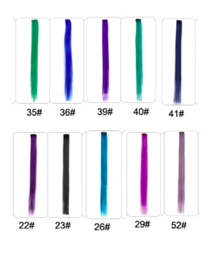 Colorful Hair Extensions – Vibrant Clip-In Hair Pieces for Women & Girls
