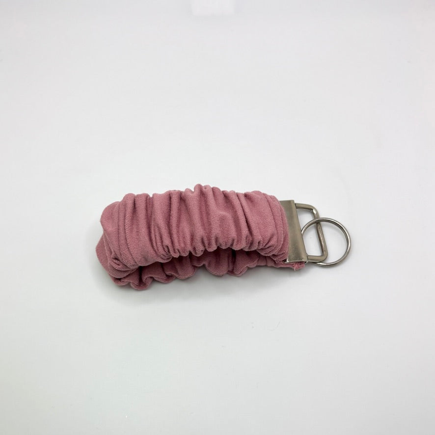 Pink Scrunchie Wristlet