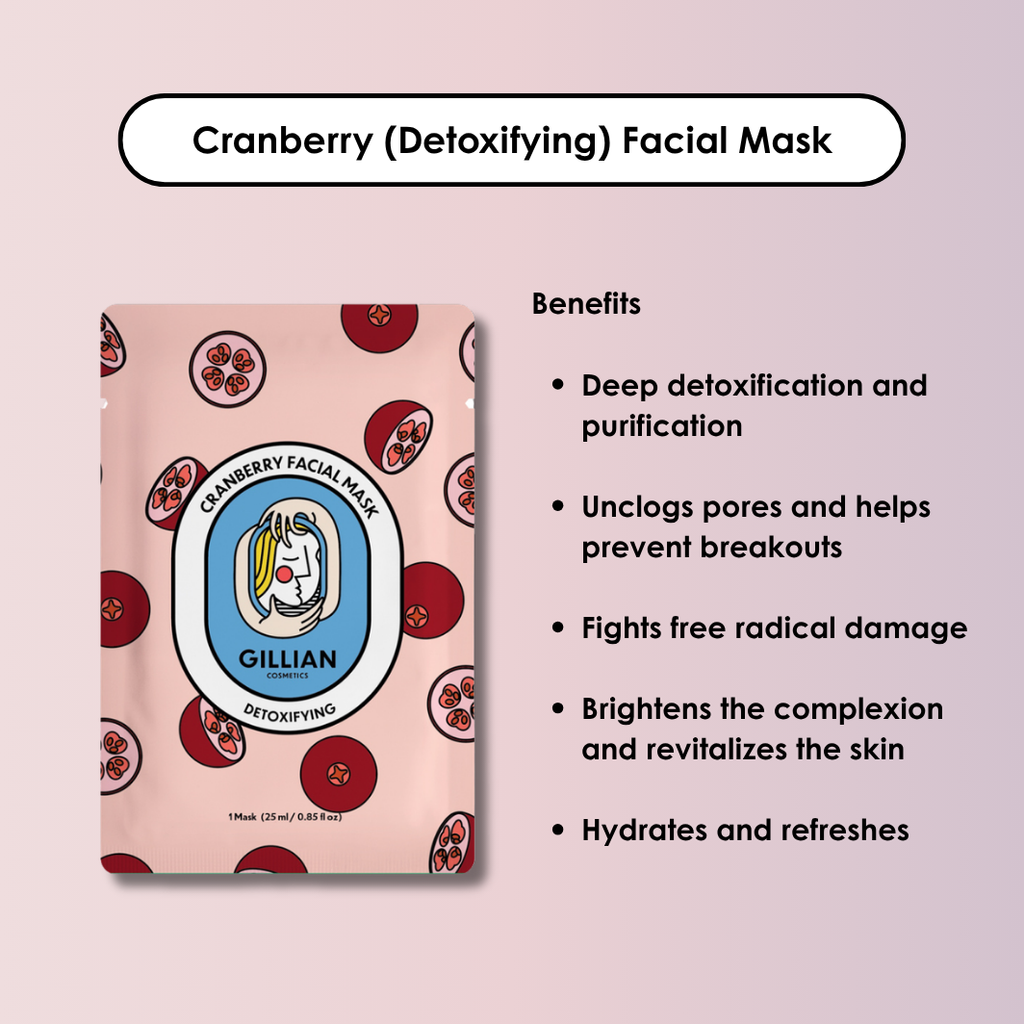 Cranberry (Detoxifying) Sheet Mask