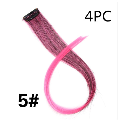Colorful Hair Extensions – Vibrant Clip-In Hair Pieces for Women & Girls