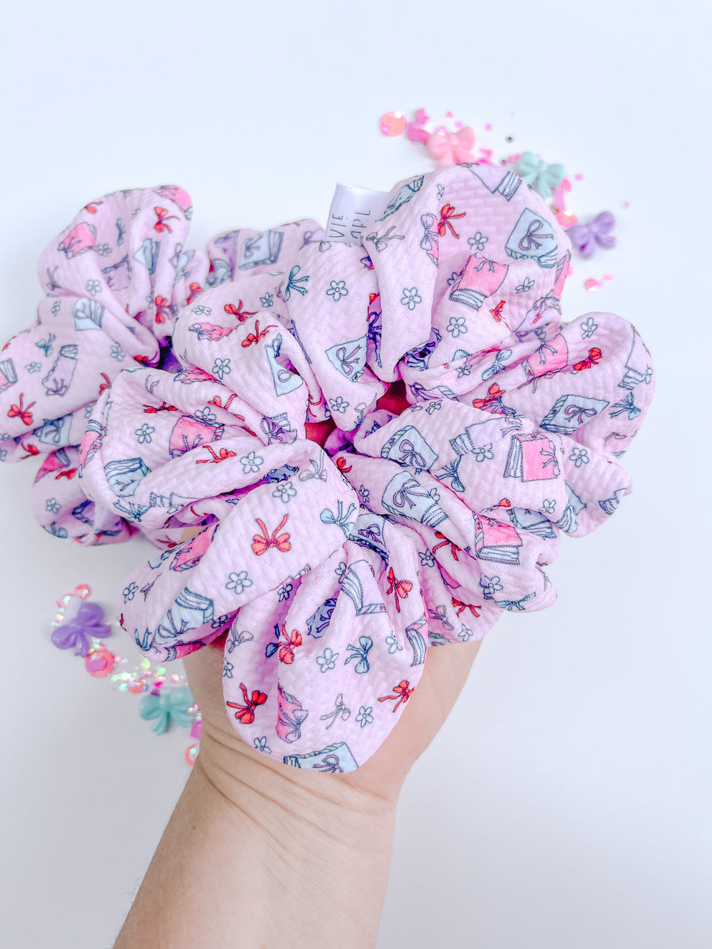 Books & Bows Scrunchy