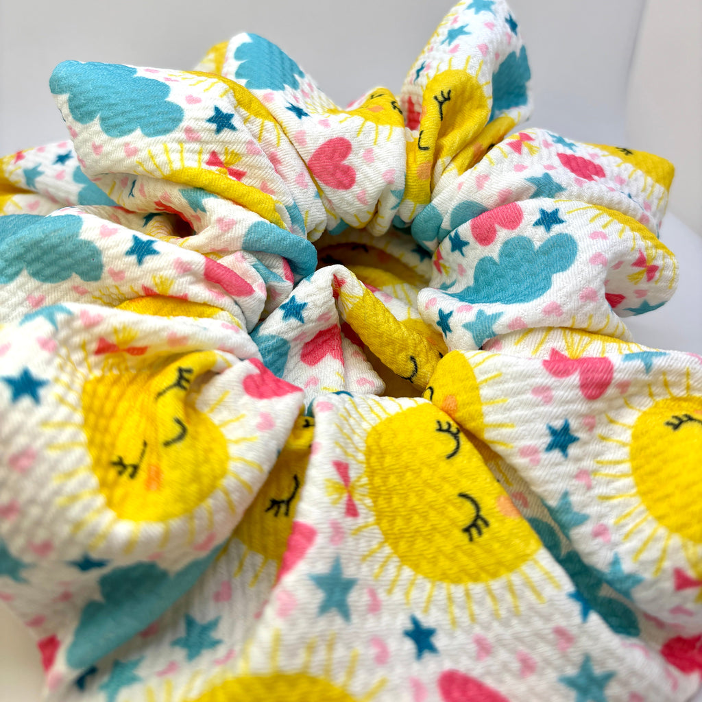 Sunny Summer Bullet Scrunchie