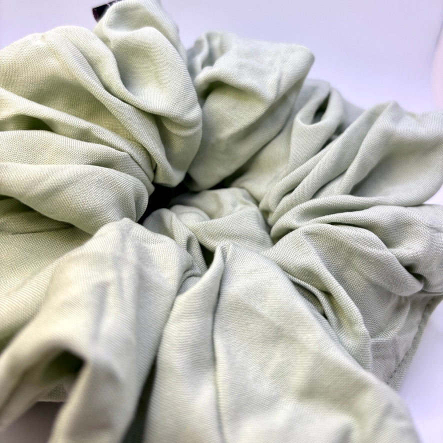 Sage Green Cotton Scrunchie