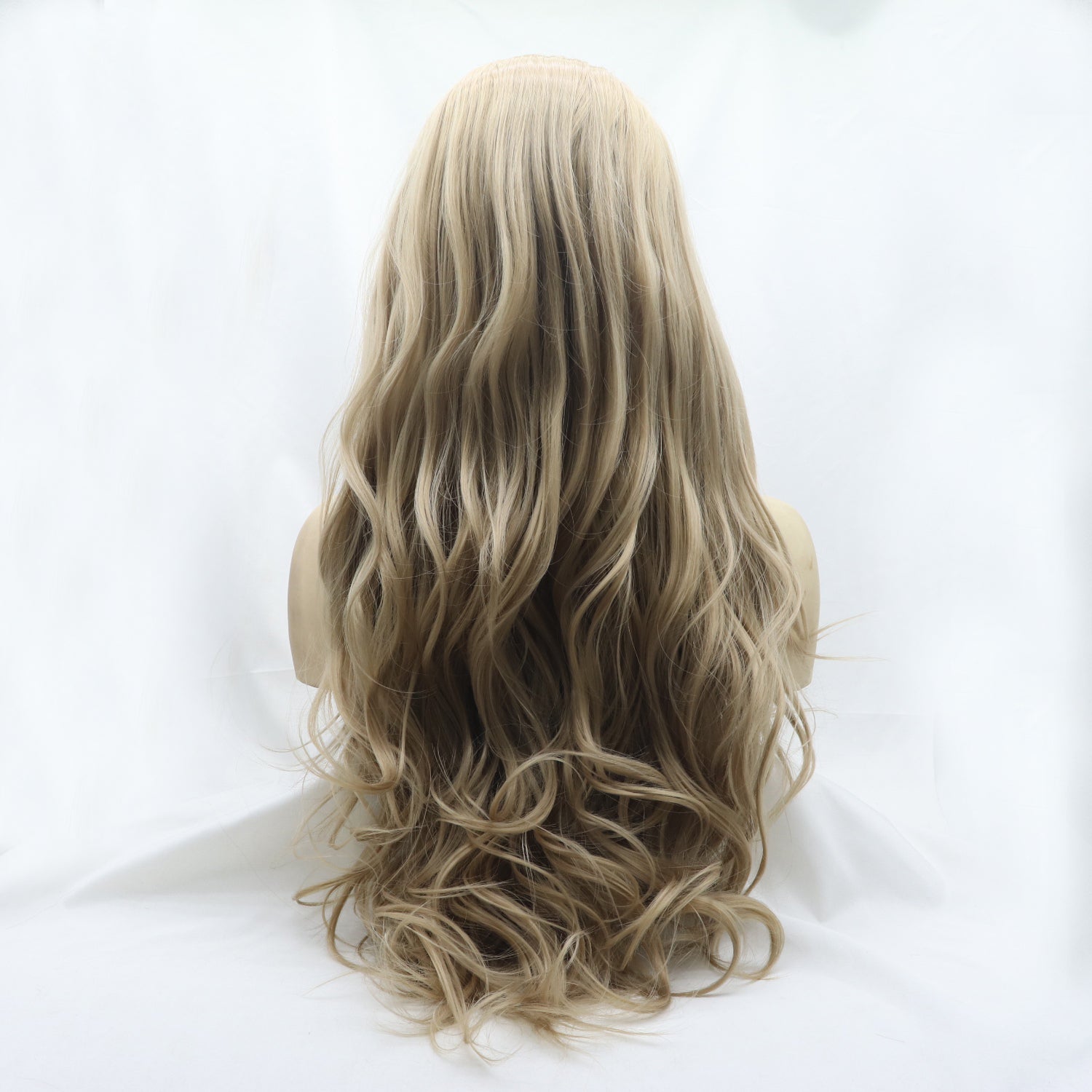 24" Wavy Lace Front Wig - Heat Resistant Synthetic Wig