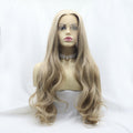 24" Wavy Lace Front Wig - Heat Resistant Synthetic Wig