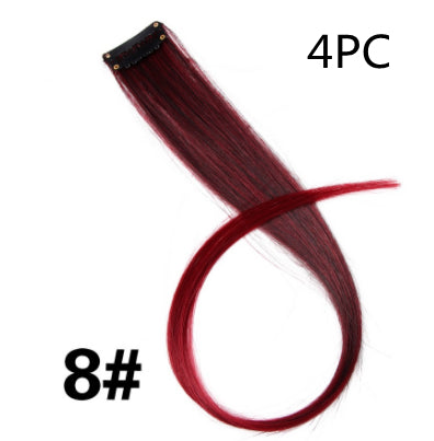 Colorful Hair Extensions – Vibrant Clip-In Hair Pieces for Women & Girls
