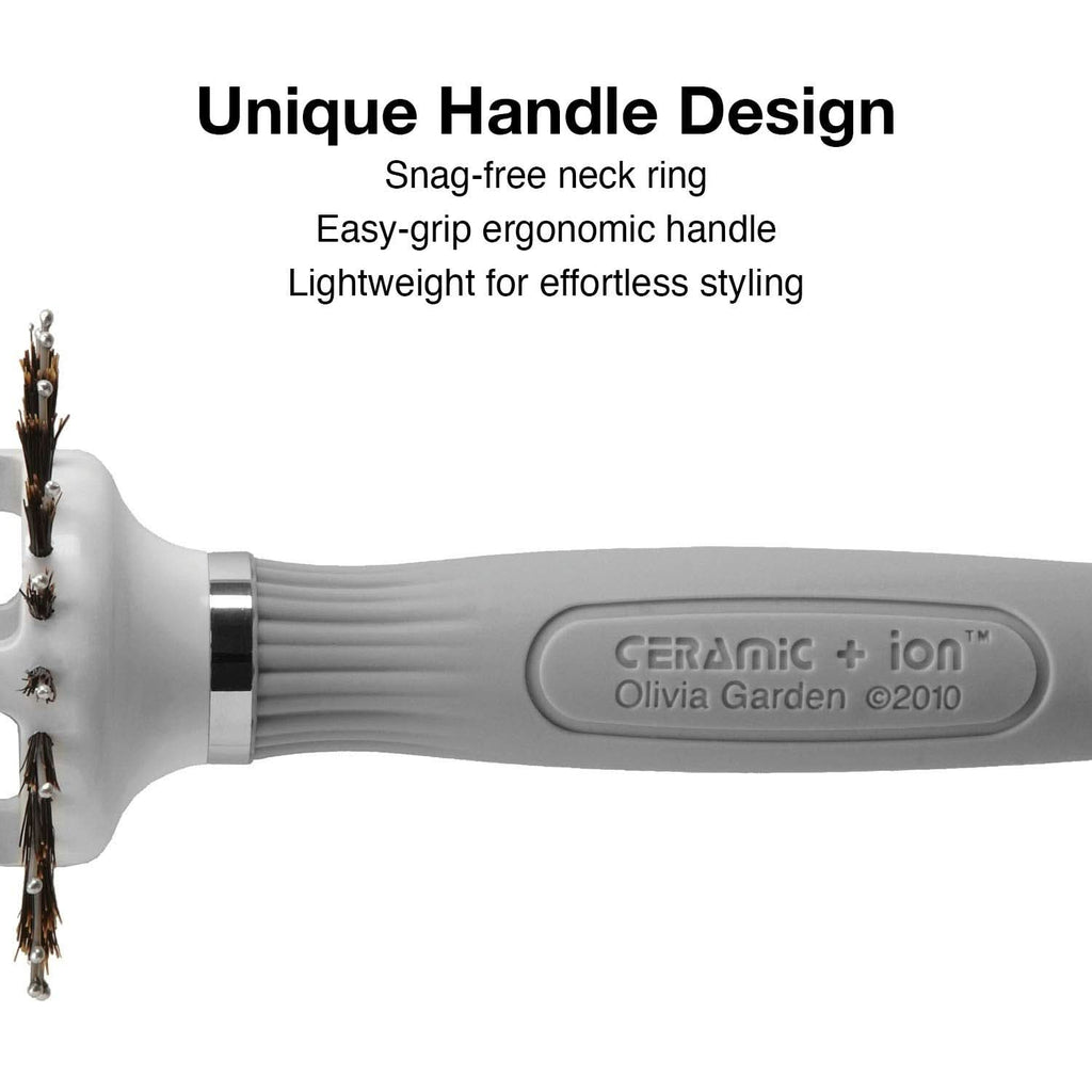 Olivia Garden Ceramic + Ion Turbo Vent Combo Hair Brush 2 1/2" CITV-COMD