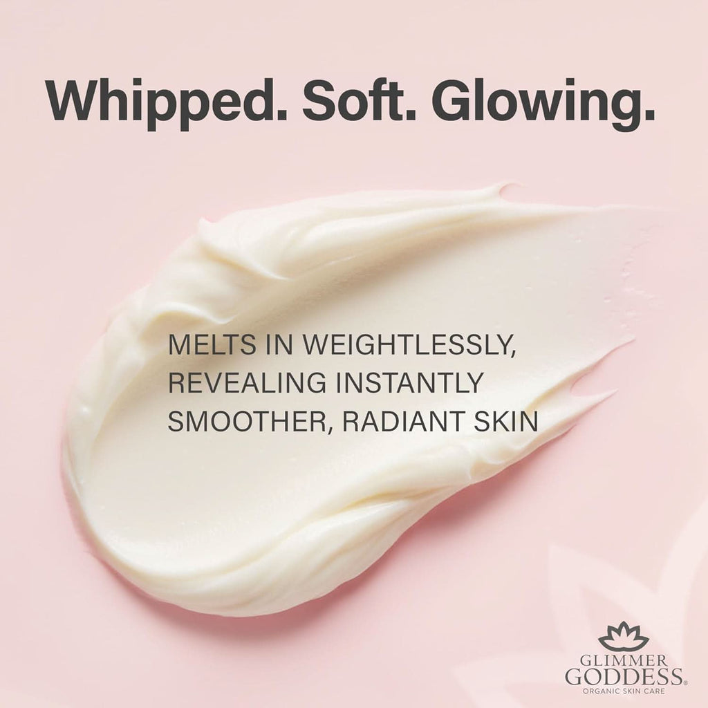 Glimmer Goddess Organic Whipped Body Butter - Lemon Cream