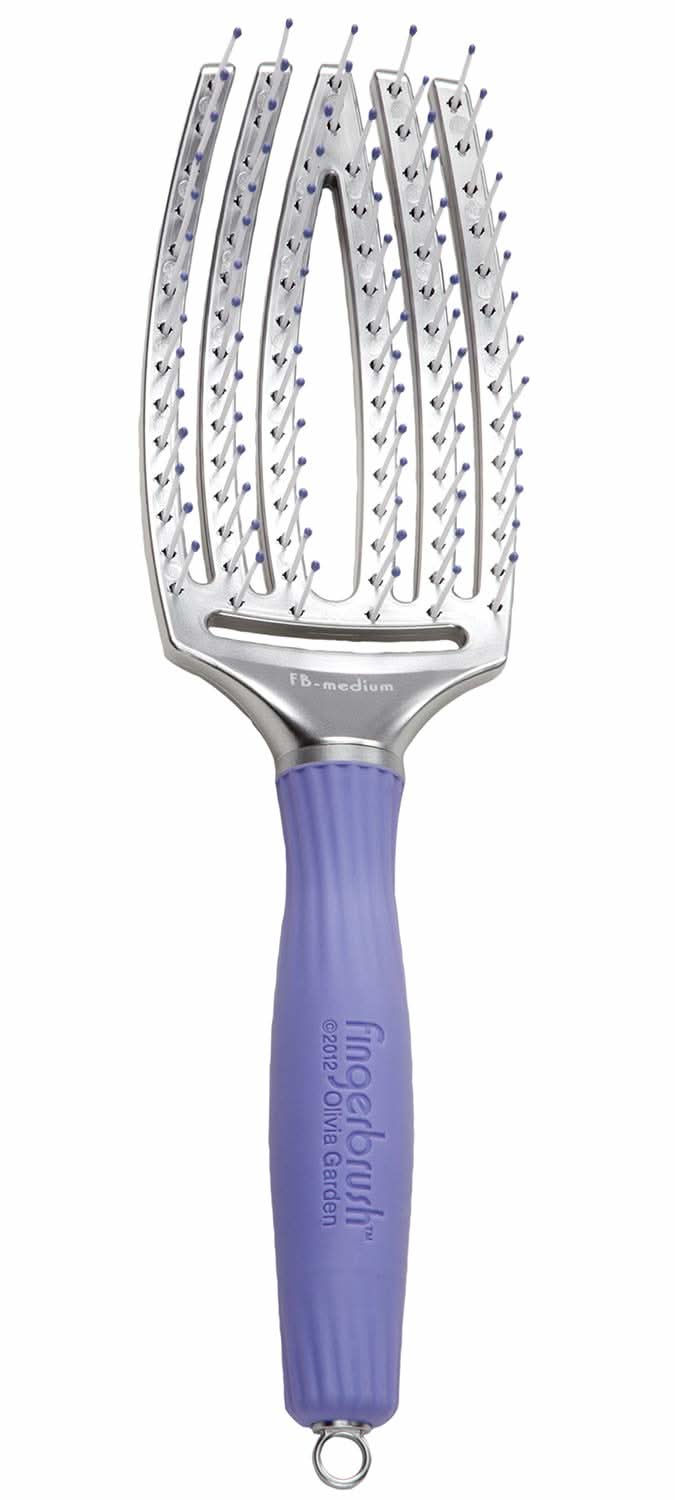 Olivia Garden Fingerbrush Curved & Vented Paddle Hair Brush FB-MD