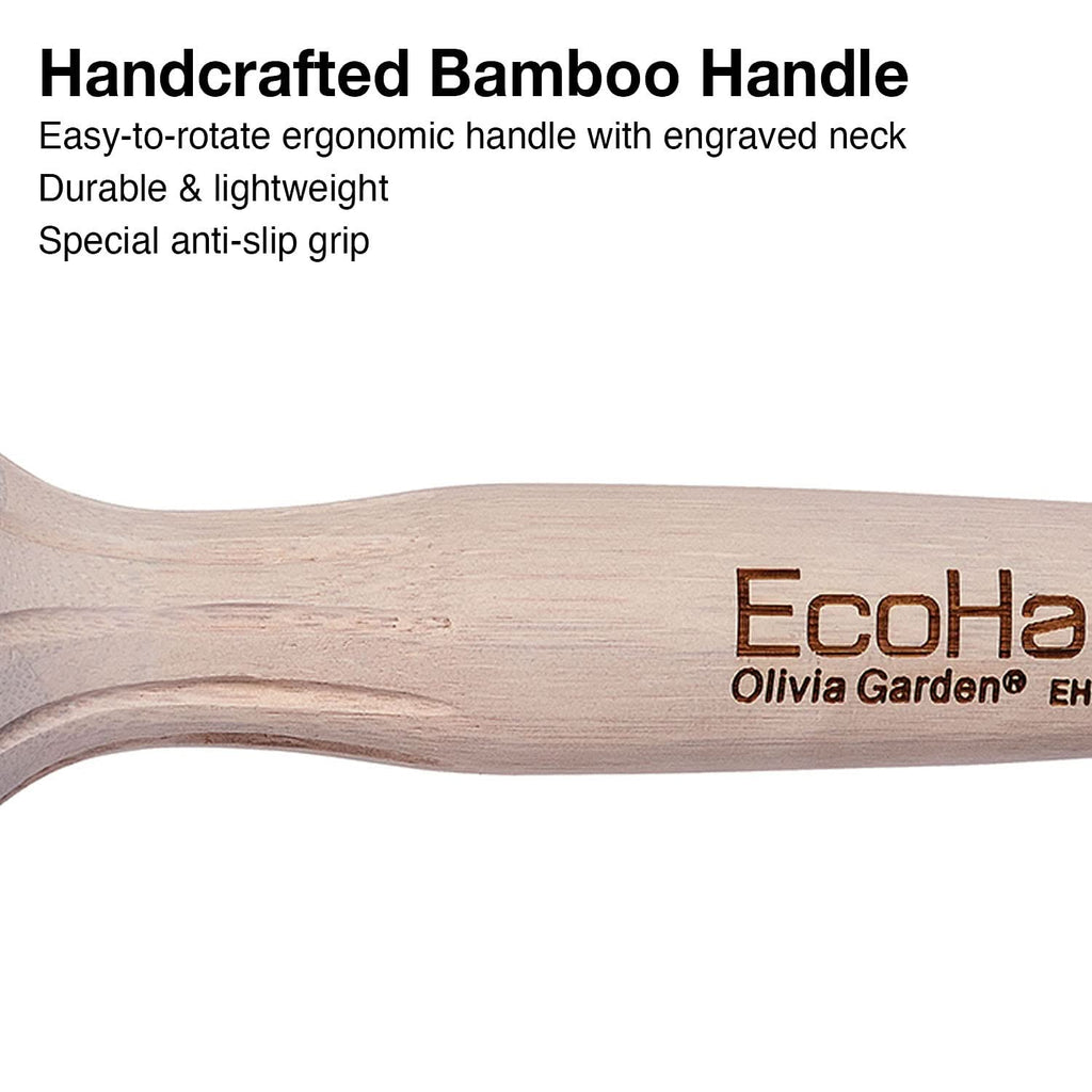 Olivia Garden Eco-Friendly Bamboo Combo Vent Brush EH-COV18 (2 1/8")