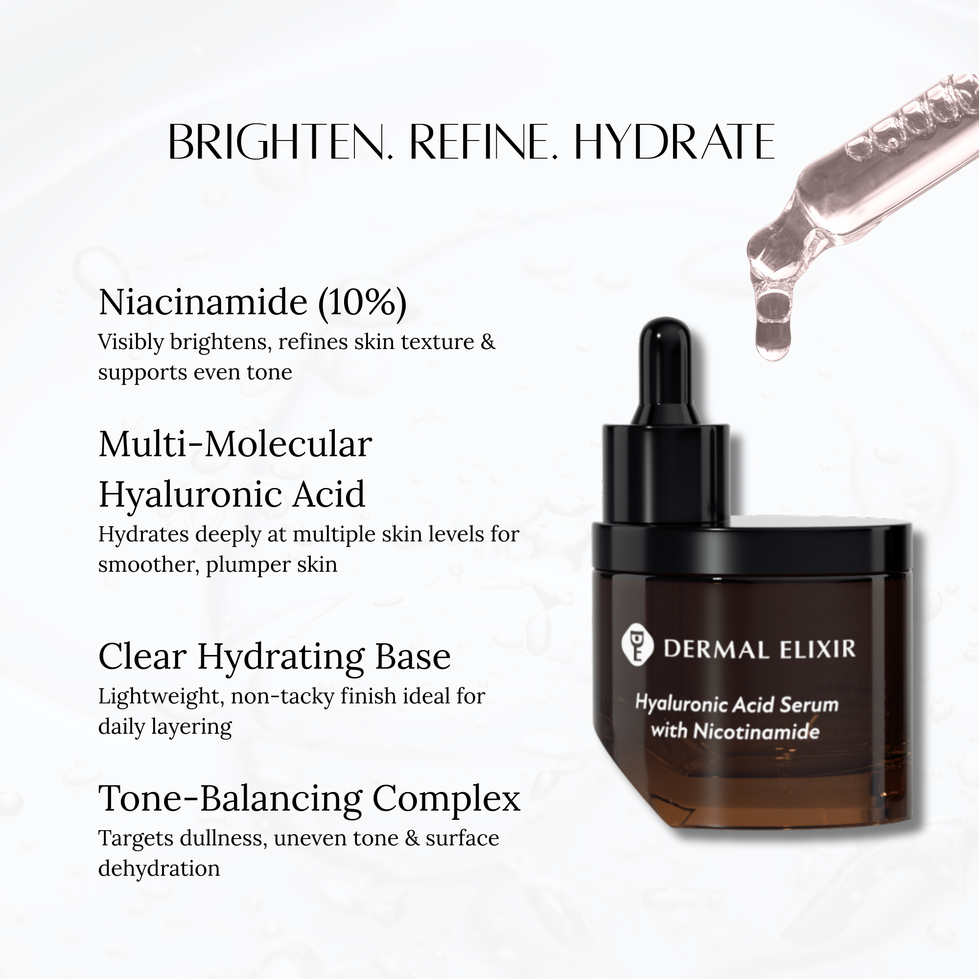 Hyaluronic Acid Serum with Nicotinamide