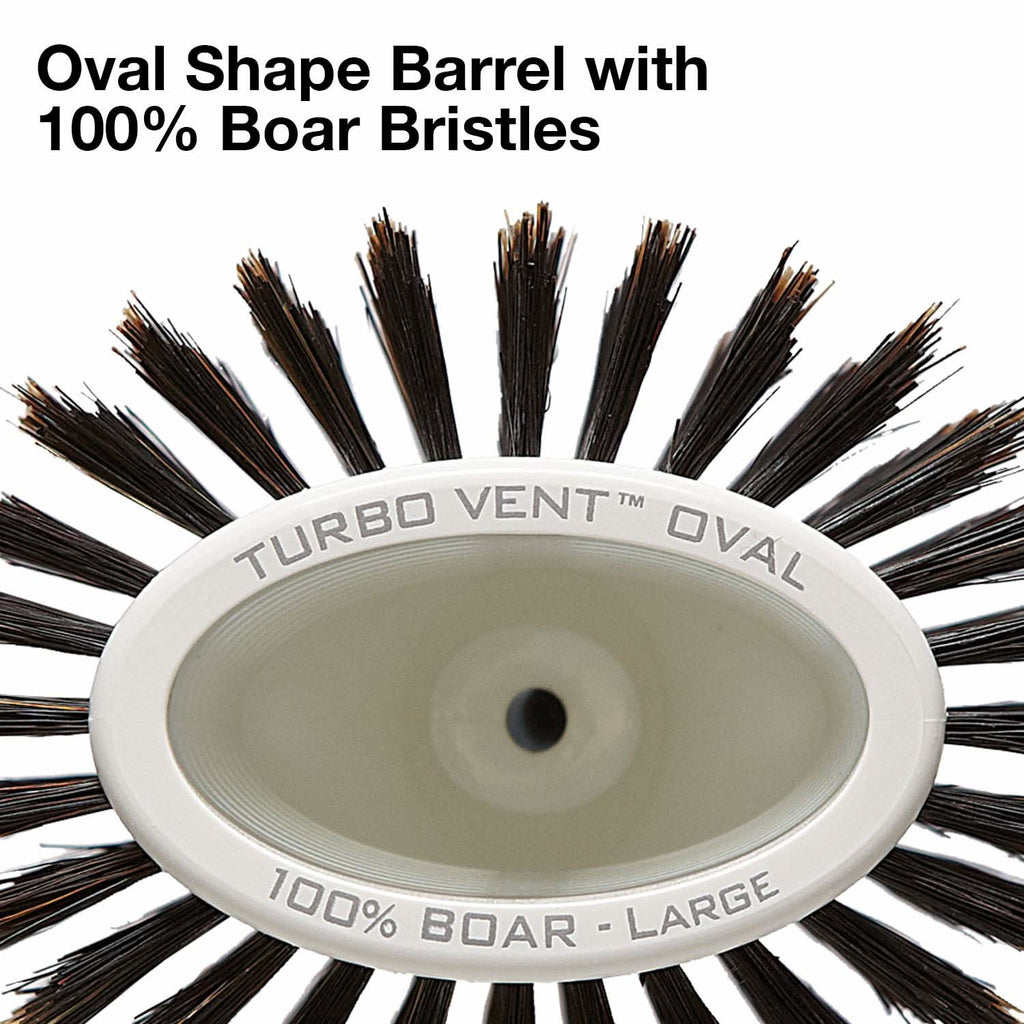 Olivia Garden Ceramic and Ion Turbo Vent 100% Boar Bristle Round Hair Brush CI-BR (4 1/2")