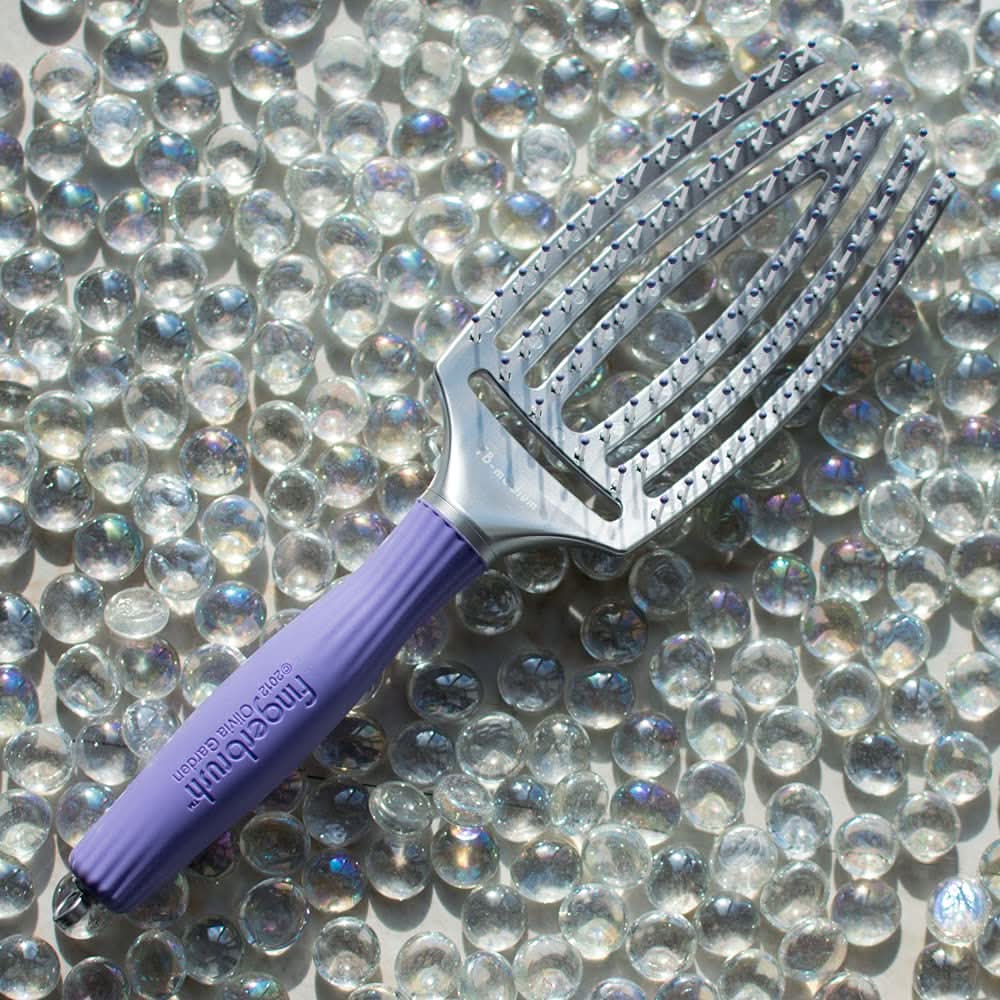 Olivia Garden Fingerbrush Curved & Vented Paddle Hair Brush FB-LG