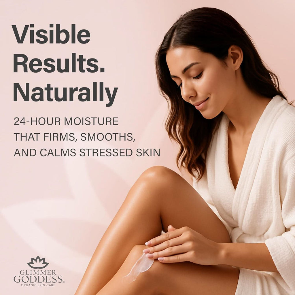 Glimmer Goddess Organic Whipped Body Butter - Strawberries & Cream