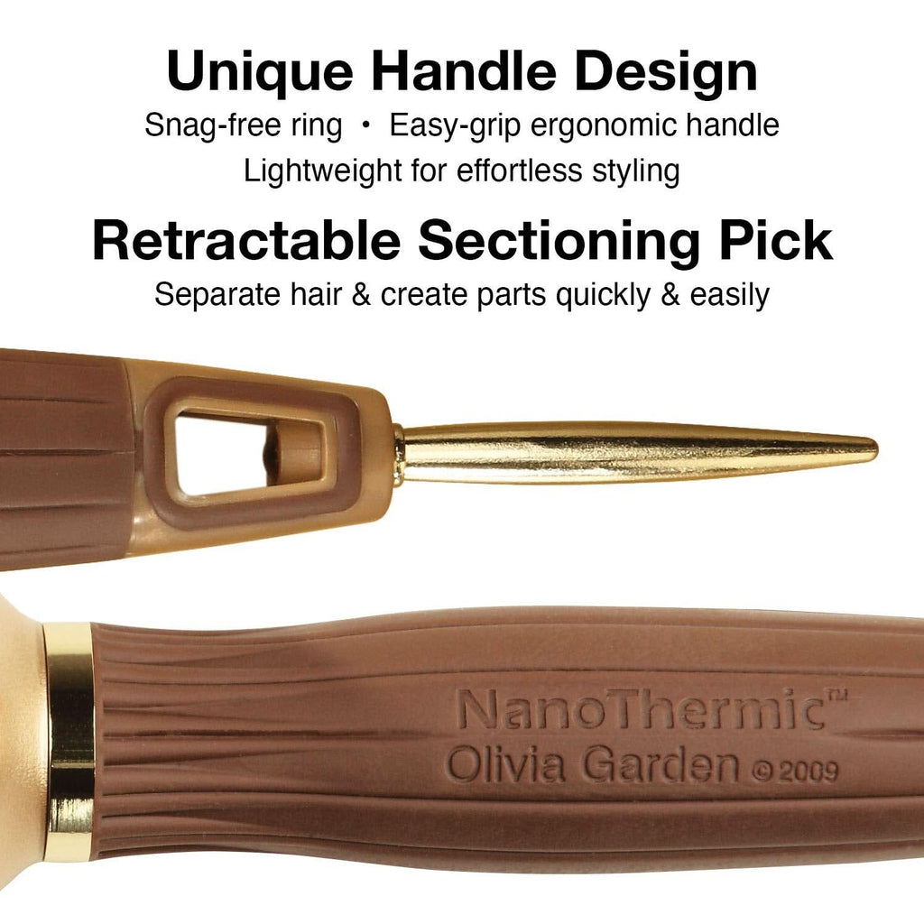 Olivia Garden NanoThermic Ceramic + Ion Flex Brush NT-FLEXPRO