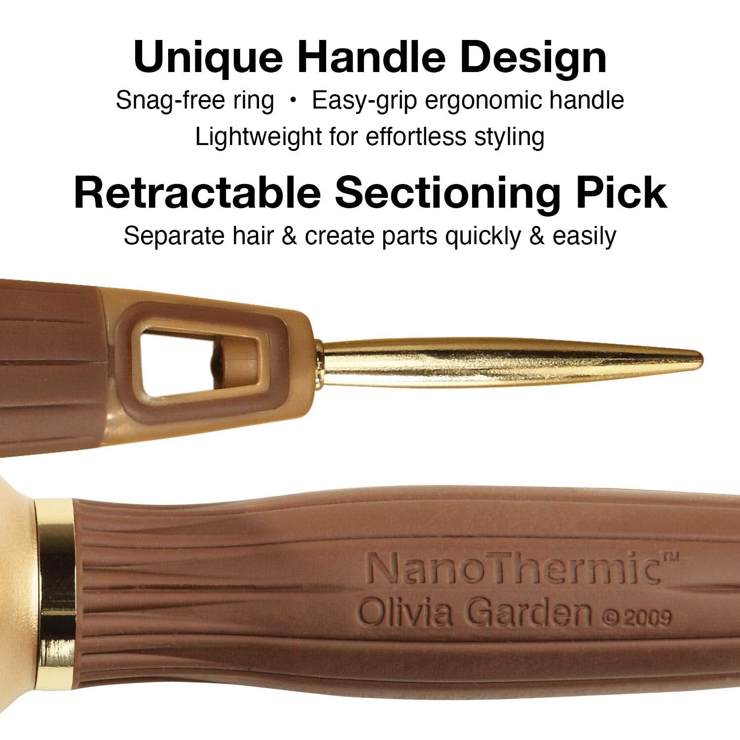 Olivia Garden NanoThermic Ceramic + Ion Flex Brush NT-FLEXPRO