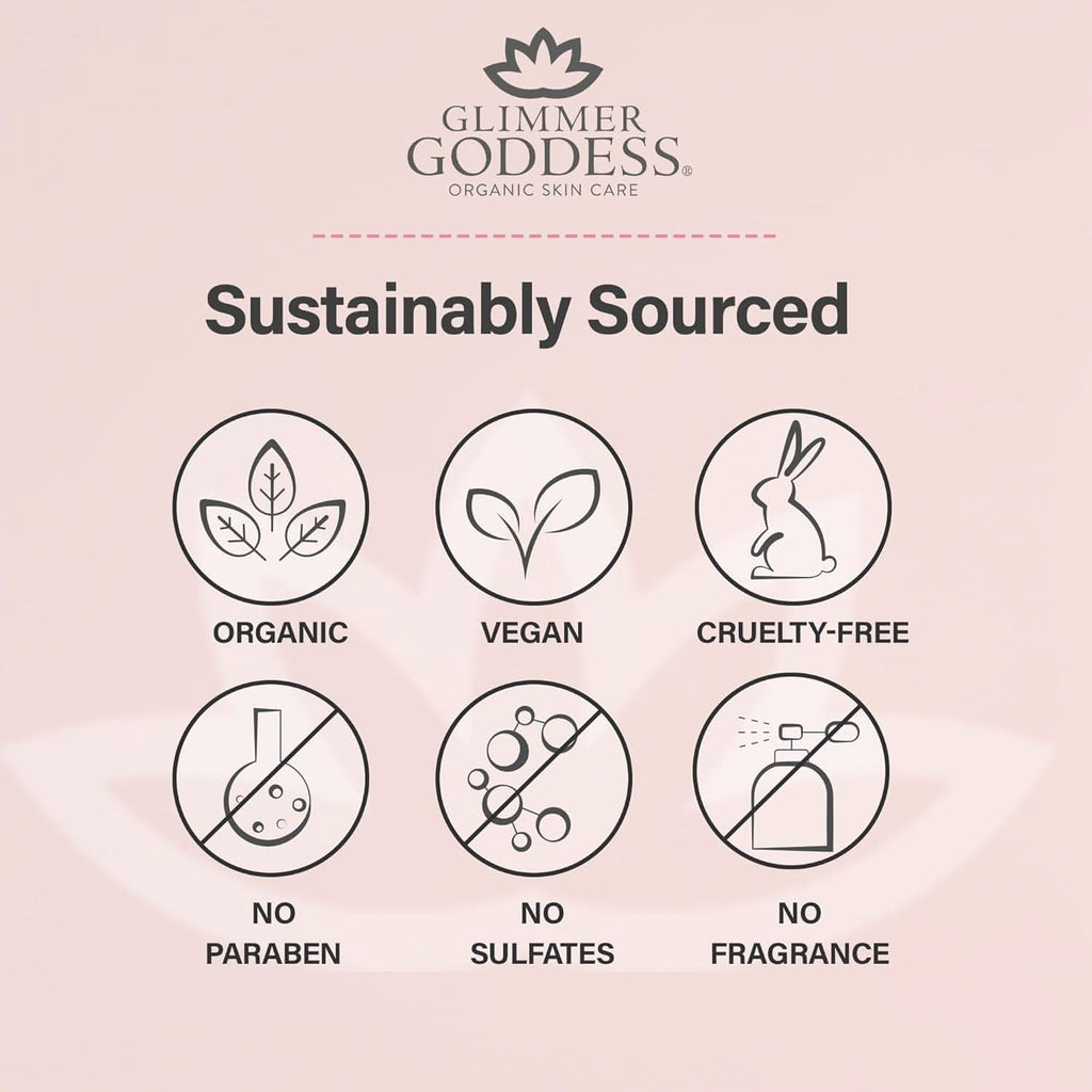 Glimmer Goddess Organic Whipped Body Butter - Lemon Cream