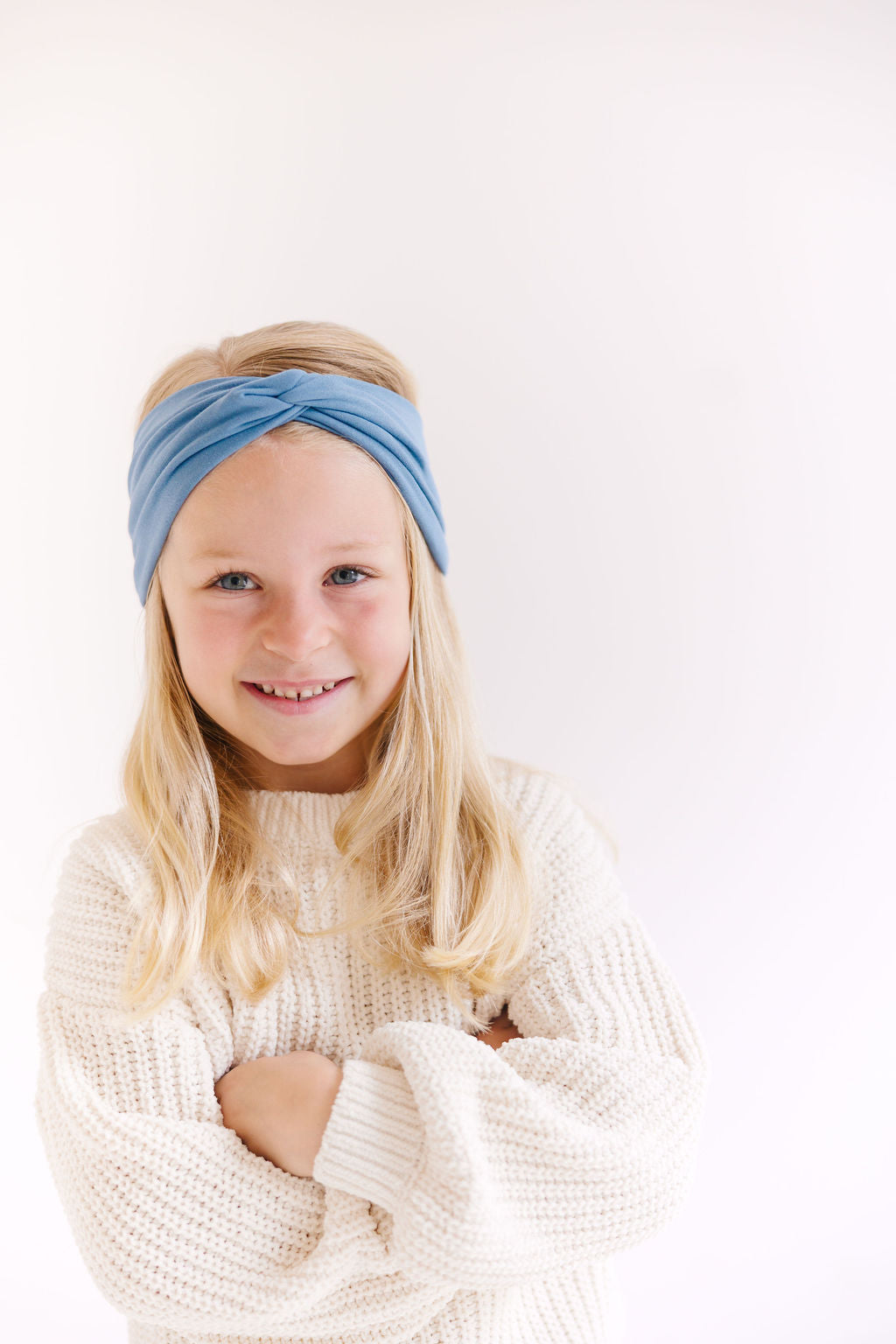Black Solid Twisted Turban for Girls & Adults