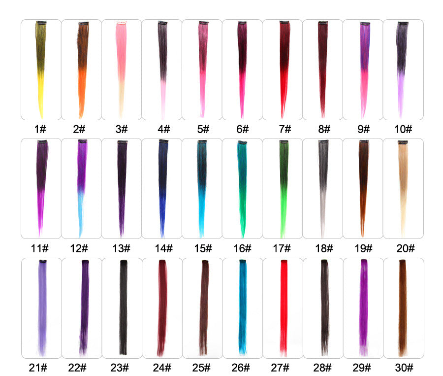 Colorful Hair Extensions – Vibrant Clip-In Hair Pieces for Women & Girls