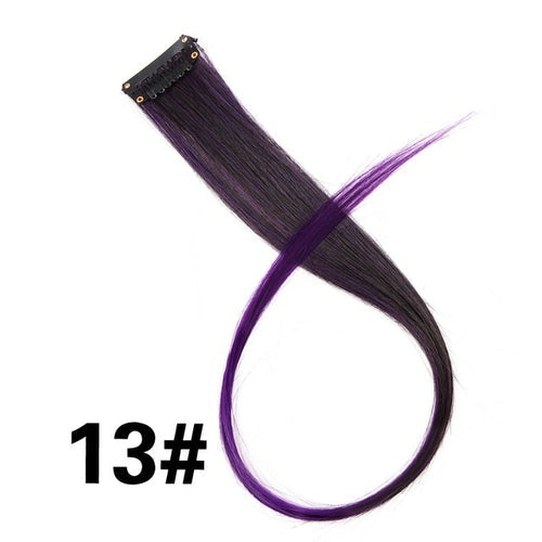 Colorful Hair Extensions – Vibrant Clip-In Hair Pieces for Women & Girls