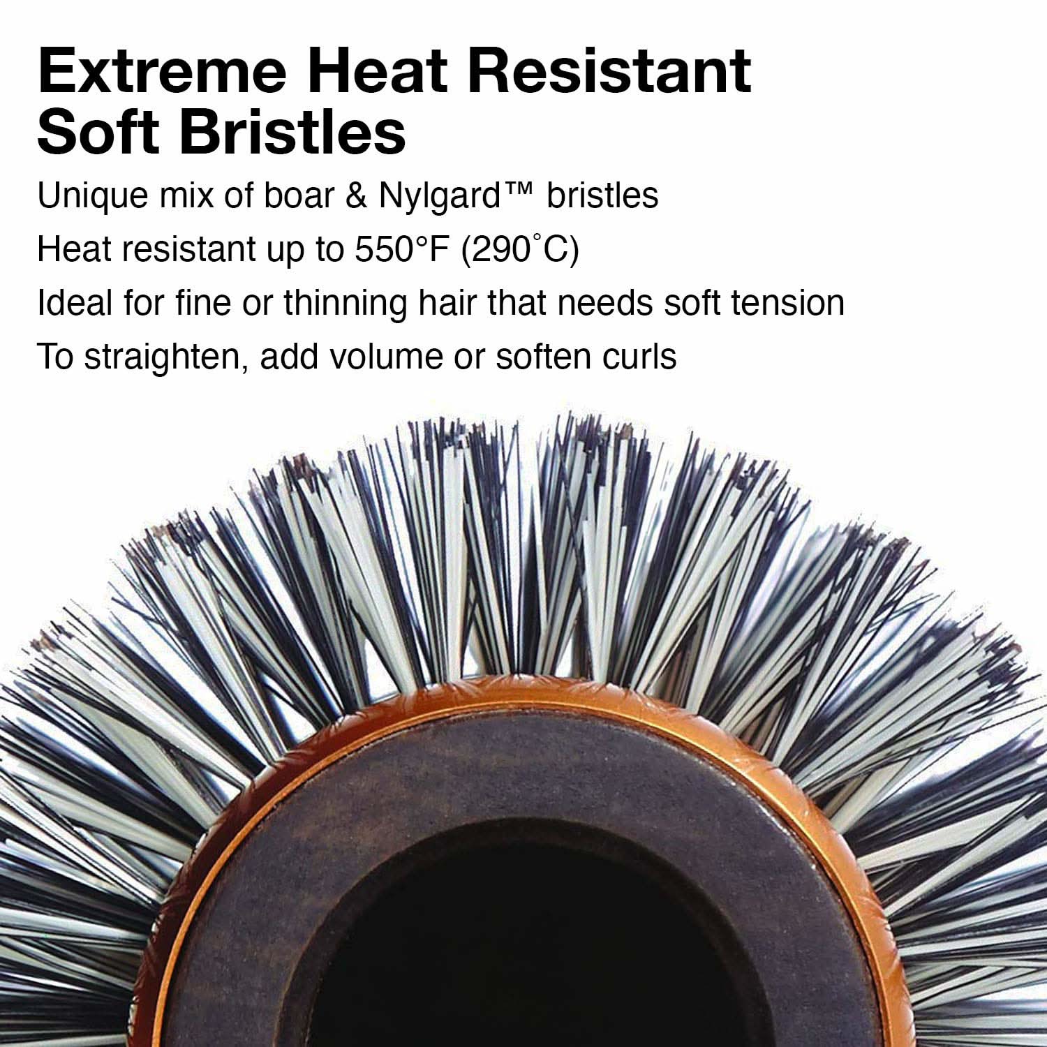 Olivia Garden EcoCeramic Soft Bristle Thermal Brush 2 1/8" EC-26S