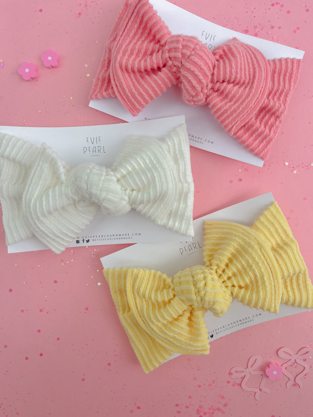 Butter Yellow Baby Bow Turban