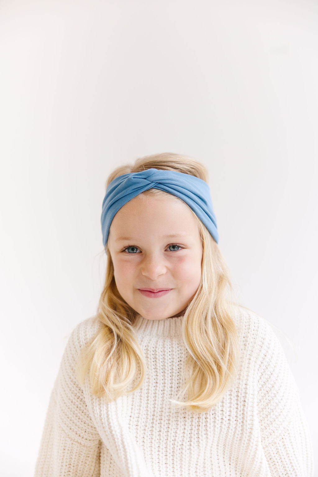 Black Solid Twisted Turban for Girls & Adults