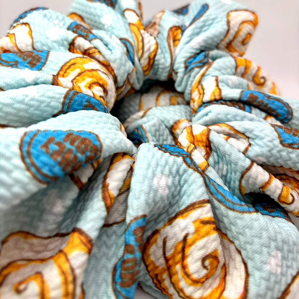 Honey Bun Valentine's Day Ribbed Scrunchie