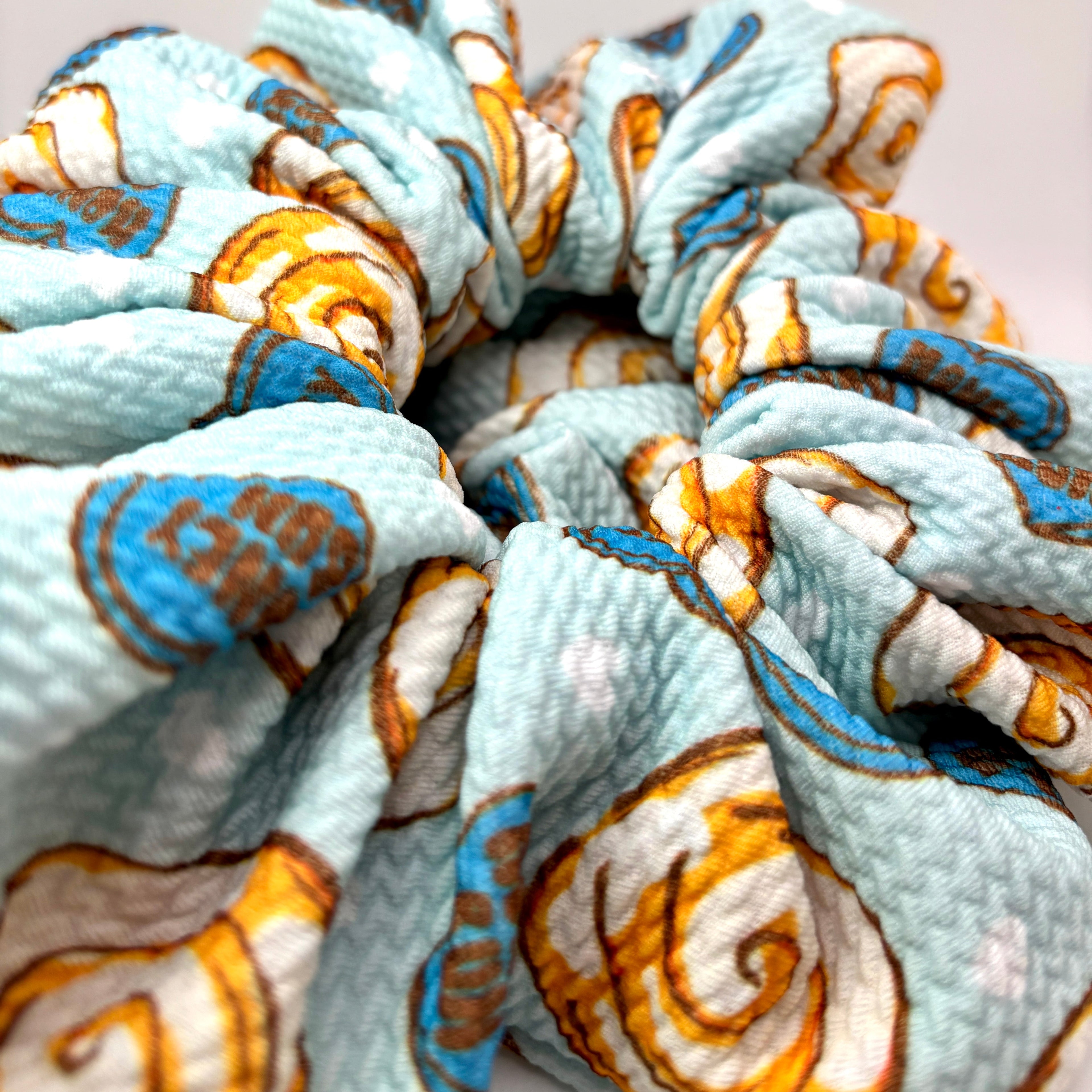 Honey Bun Valentine's Day Ribbed Scrunchie