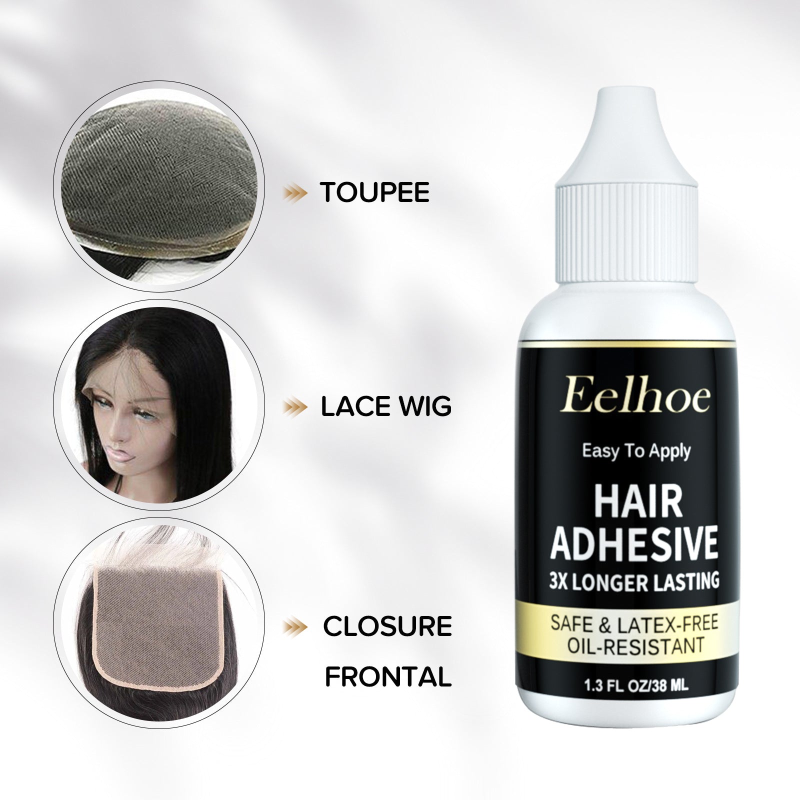 Wig Glue Remove, Skin Invisible Liquid Glue Weave Hair Repair Quickly Remove Hair Block Glue Wig Remove Glue