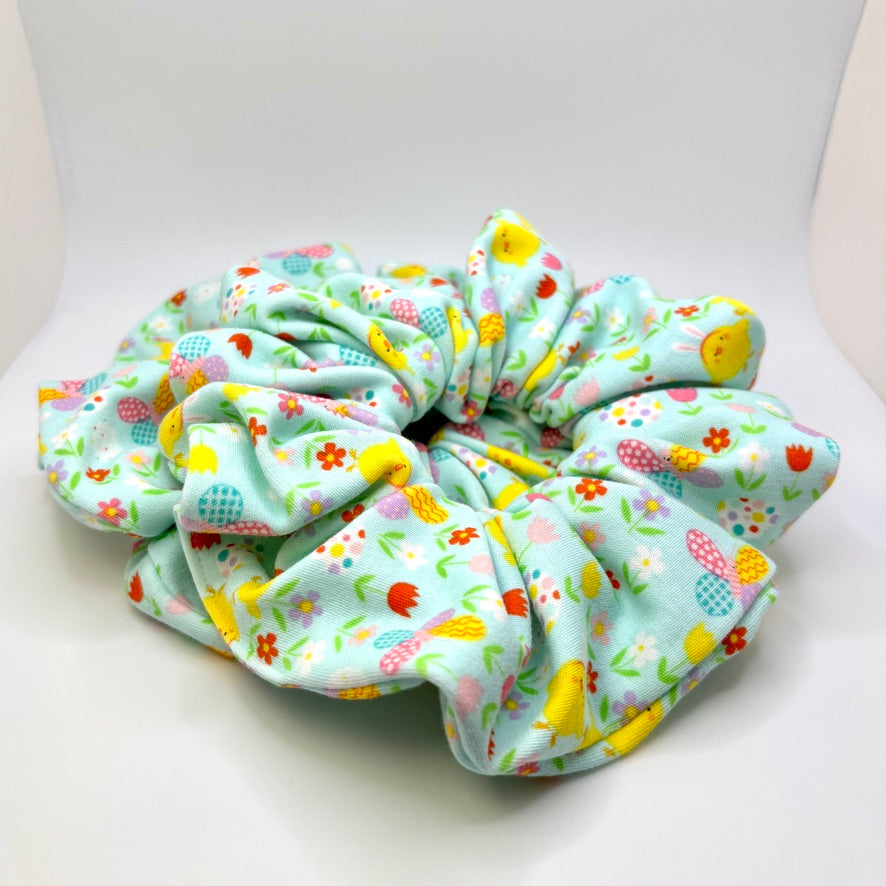 Ditsy Chicks Easter Scrunchie