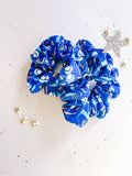 Blue Kansas City Baseball Regular Scrunchy