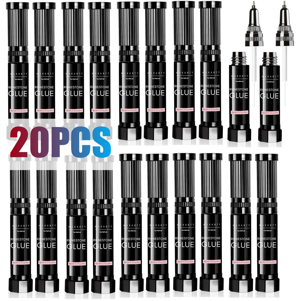 Makartt Nail Rhinestone Glue Gel With Brush Pen Tip Adhesive