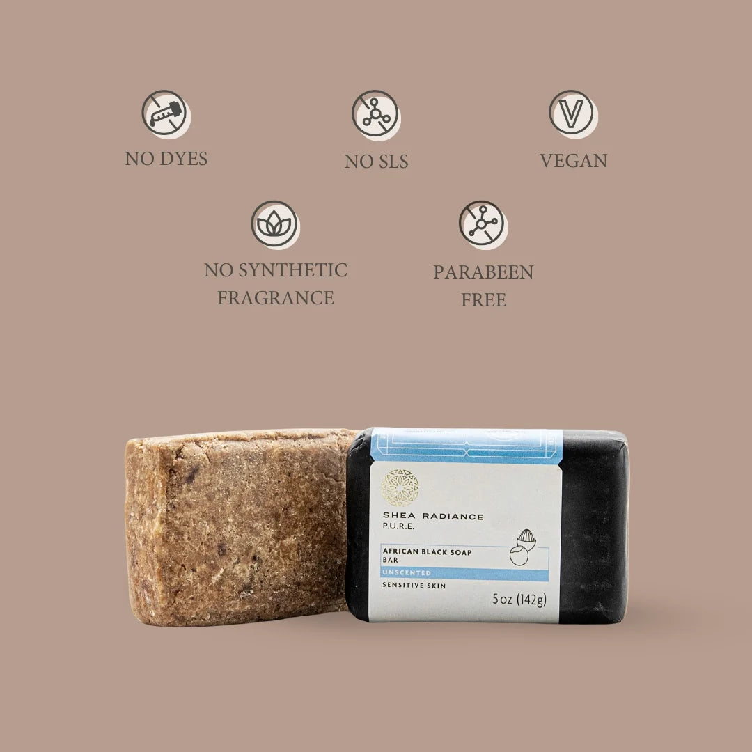 African Black Soap Bar