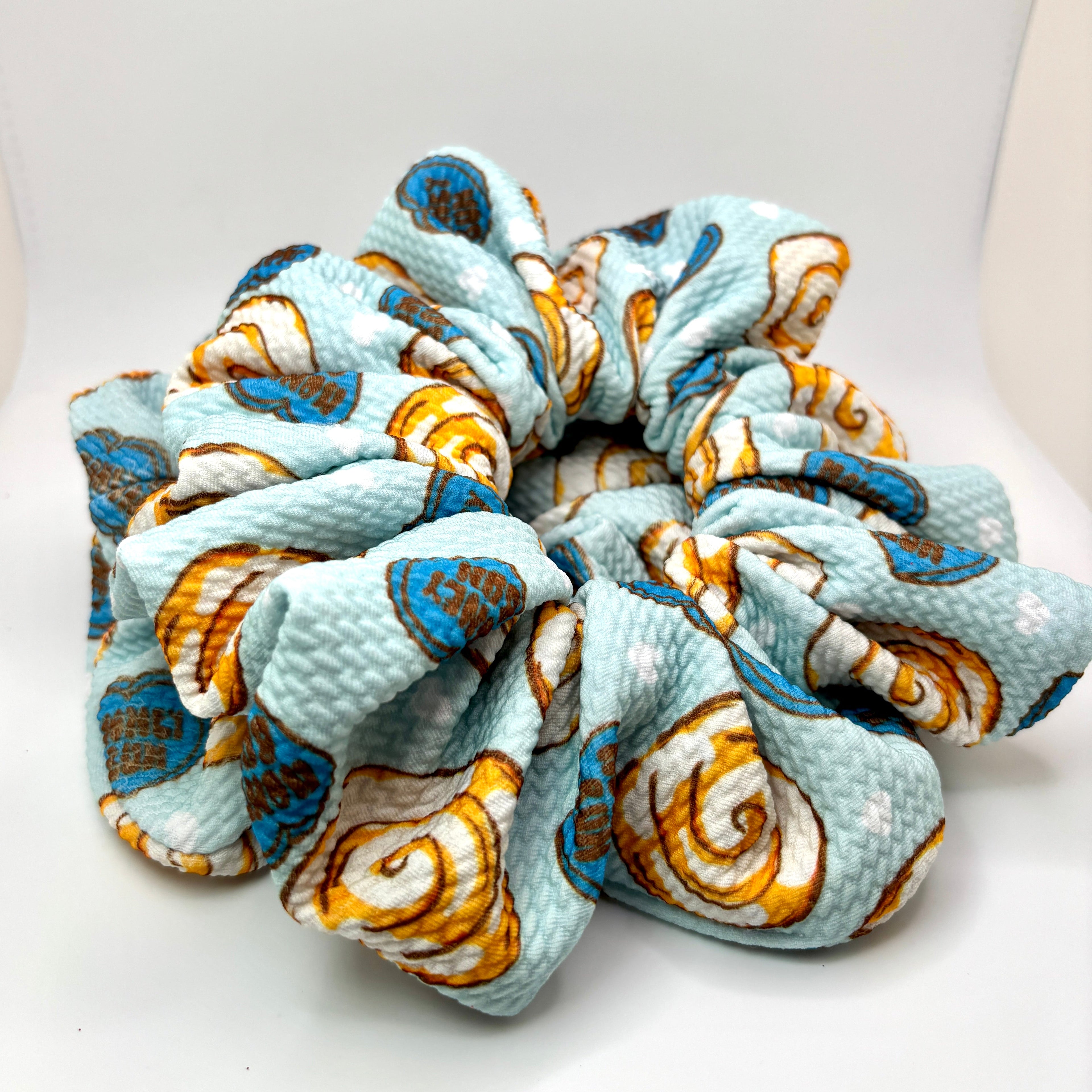 Honey Bun Valentine's Day Ribbed Scrunchie