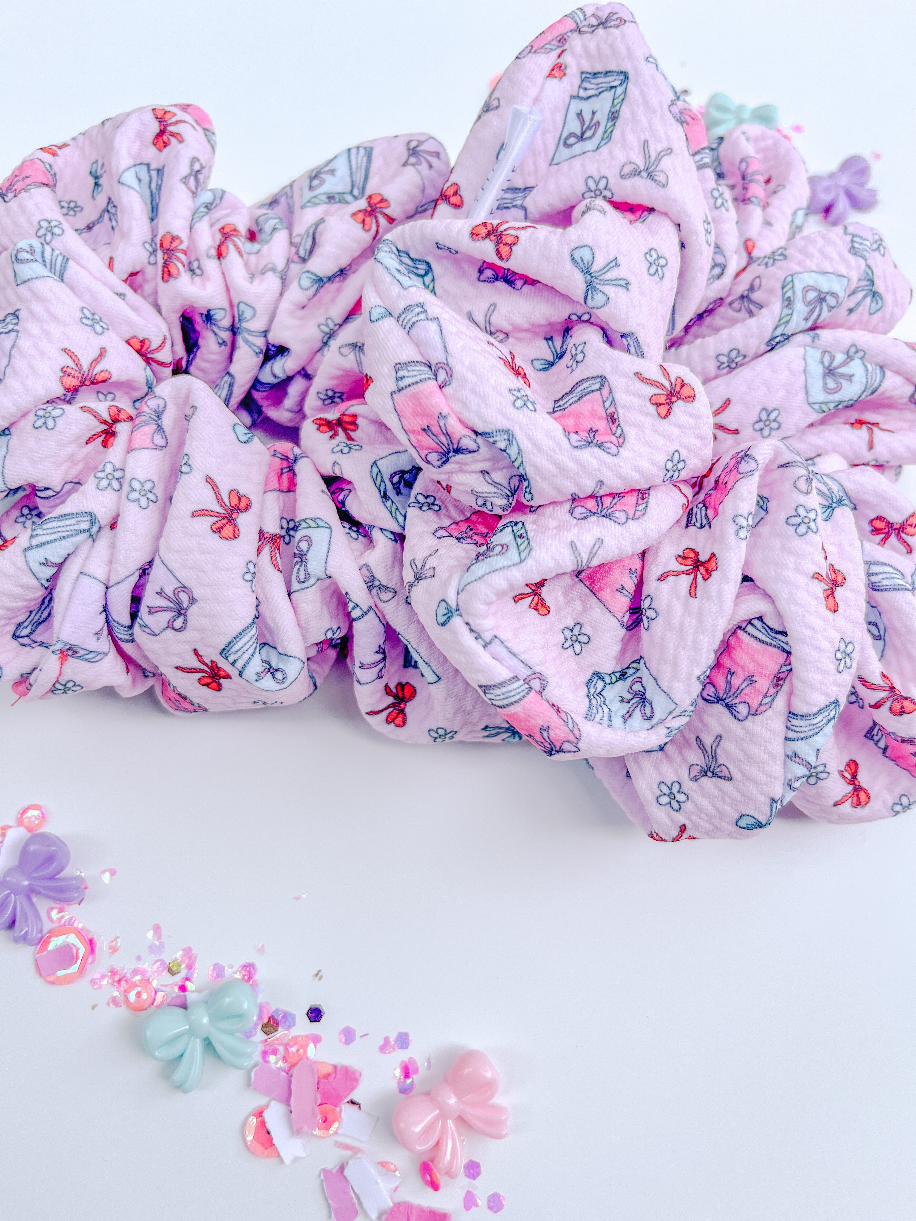 Books & Bows Scrunchy