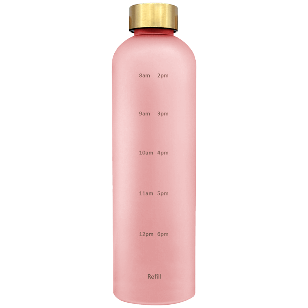 My Daily Water - 1 Liter Timed Water Bottle