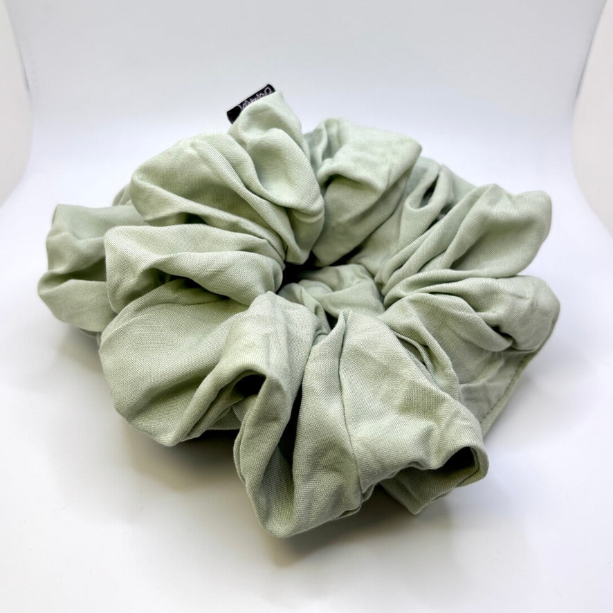Sage Green Cotton Scrunchie