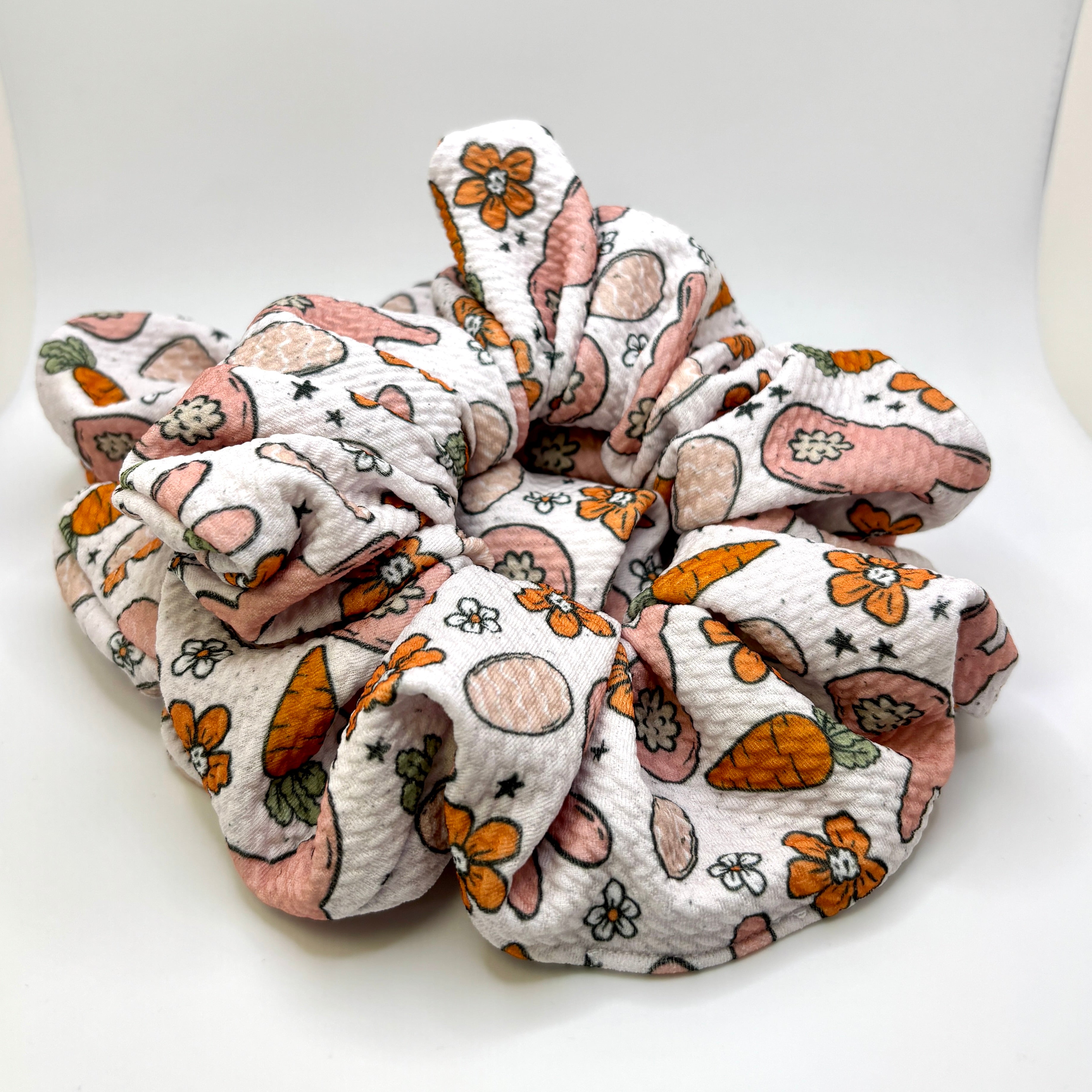 Peeps and Carrot Easter Bullet Scrunchie